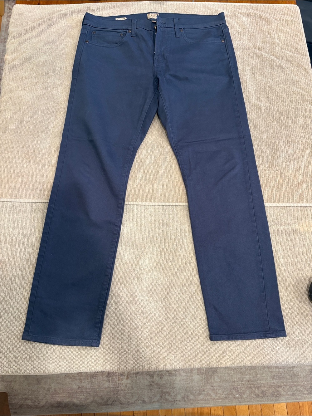 J. Crew Men's Navy Straight Jeans